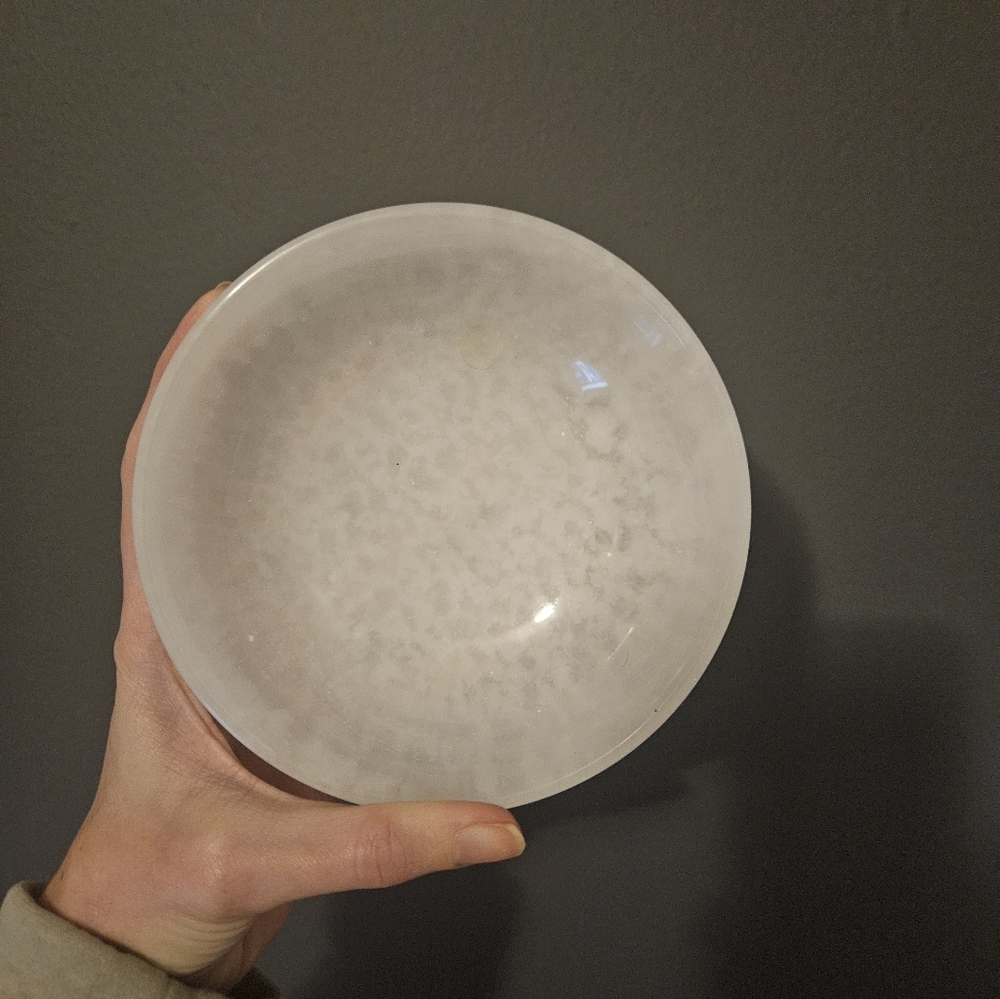 Natural Stone - Pink Mangano Dish - Picture 1 of 3